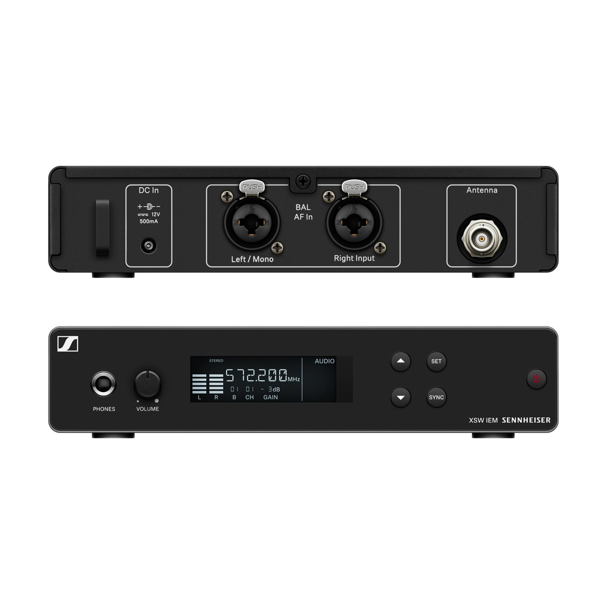 Sennheiser XSW IEM SET-C In-ear Monitoring System, w/ Rack Mount Kit, 662-686MHz - Image 2