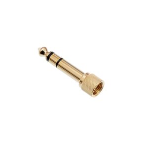 Sennheiser Headphones - 1/4" Jack Adapter 6.3S - 3.5S Stereo Jack screw-on adapter, gold-plated