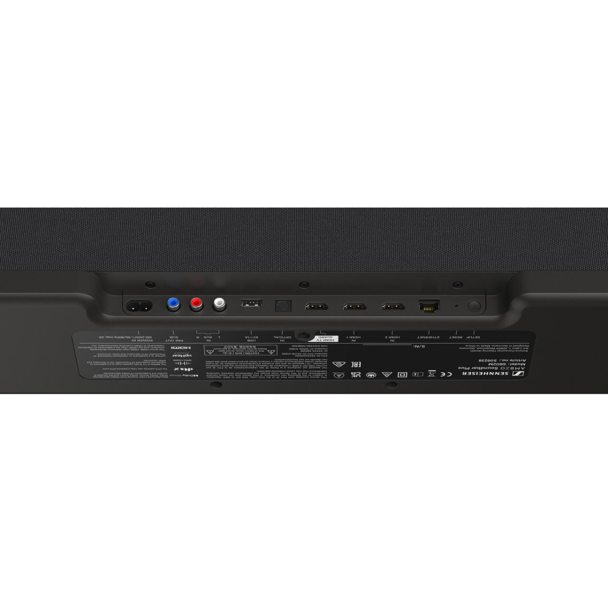 Sennheiser AMBEO Soundbar Plus Black EU (SB02M-EU), Black, Multi-speaker Home Cinema, Remote Control - Image 6