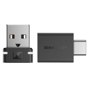 Sennheiser BTD 600 Bluetooth USB Dongle, USB-C to USB-A Adapter, Bluetooth 5.2 Compliant