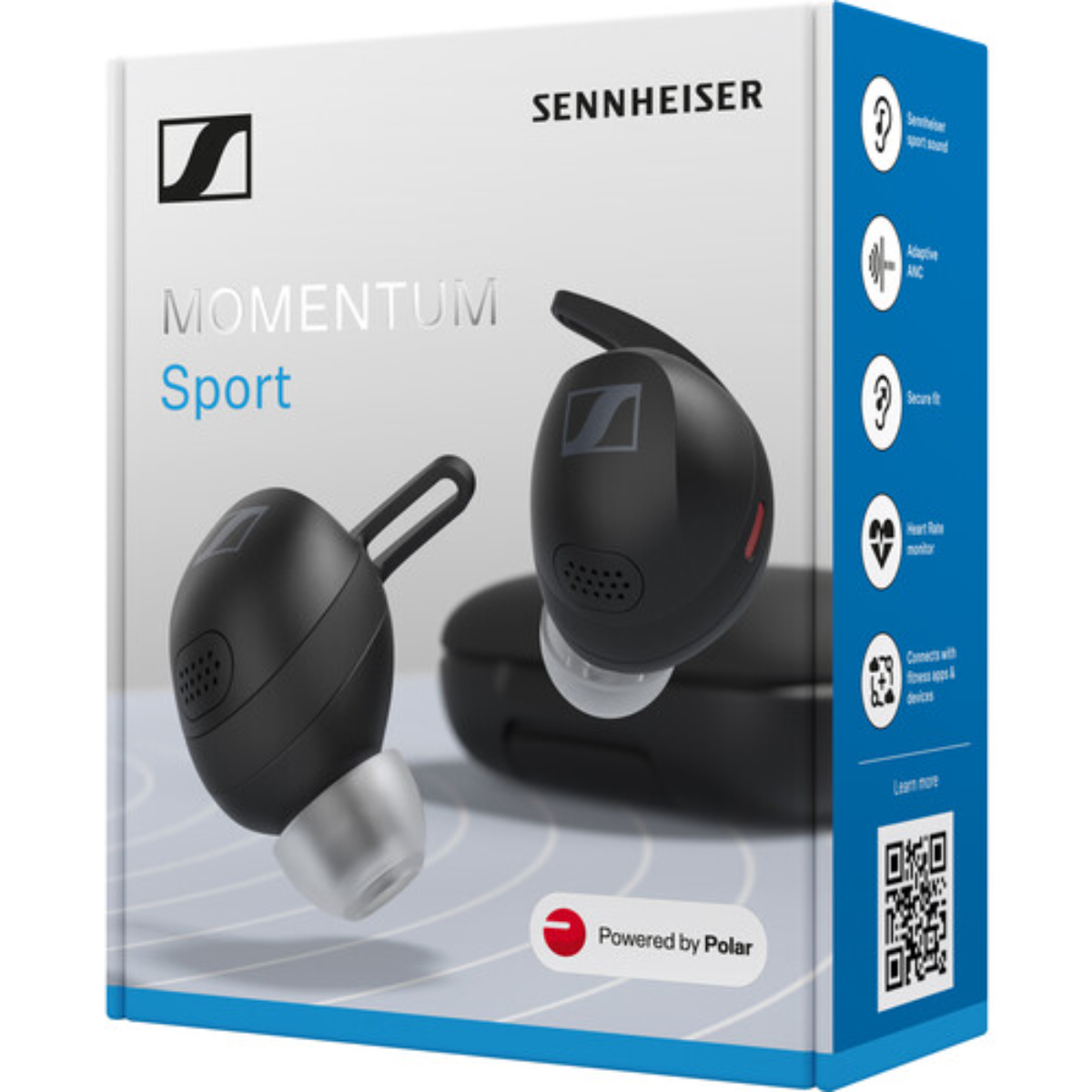 Sennheiser MOMENTUM Sport True Wireless Earbuds - Black - Image 6
