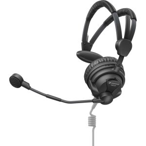 Sennheiser HMD 26 S Broadcast Headset, Dynamic Mic, Single Sided