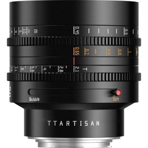 TTArtisan 50mm T2.1 Dual Bokeh Full-Frame Cine Lens for Canon RF-Mount – Black