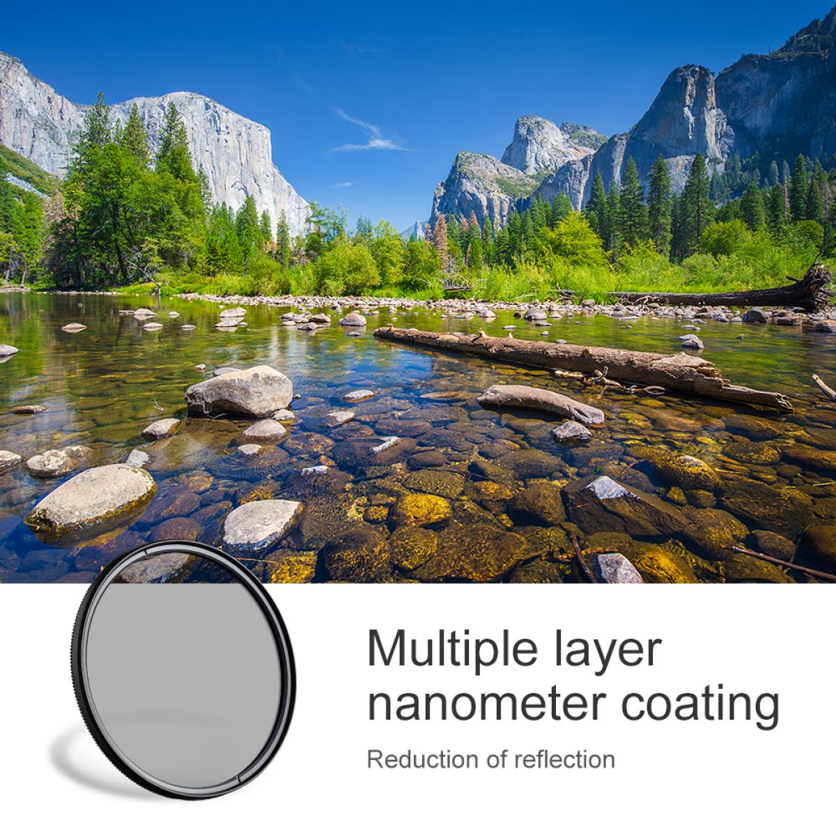 K & F Concept K&F Concept PRO 67mm Classic Series Slim Blue Multi Coated Circular Polariser (CPL) filter - KF01.1439