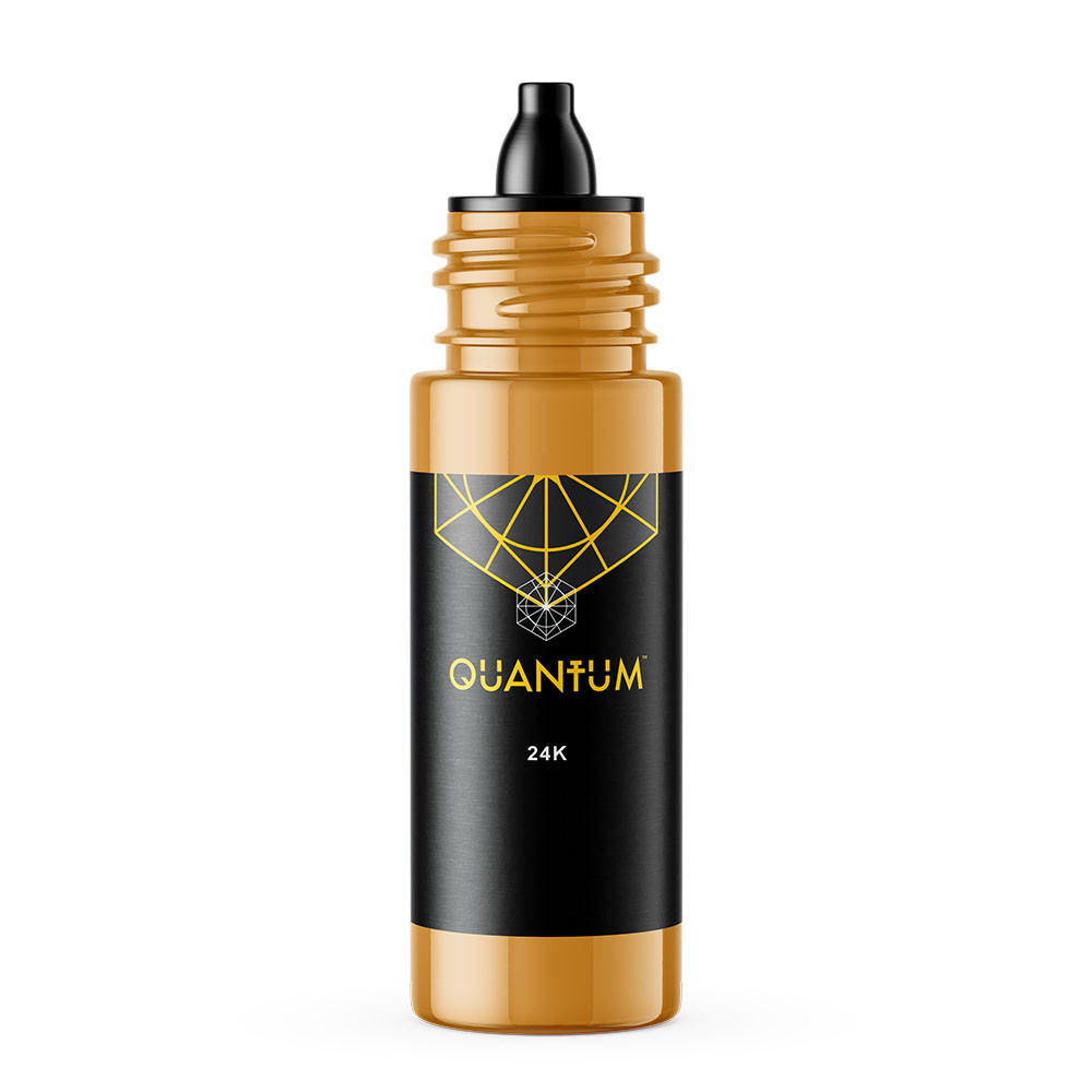 Quantum Premium Tattoo Ink - 1oz 24K Gold (30ml)