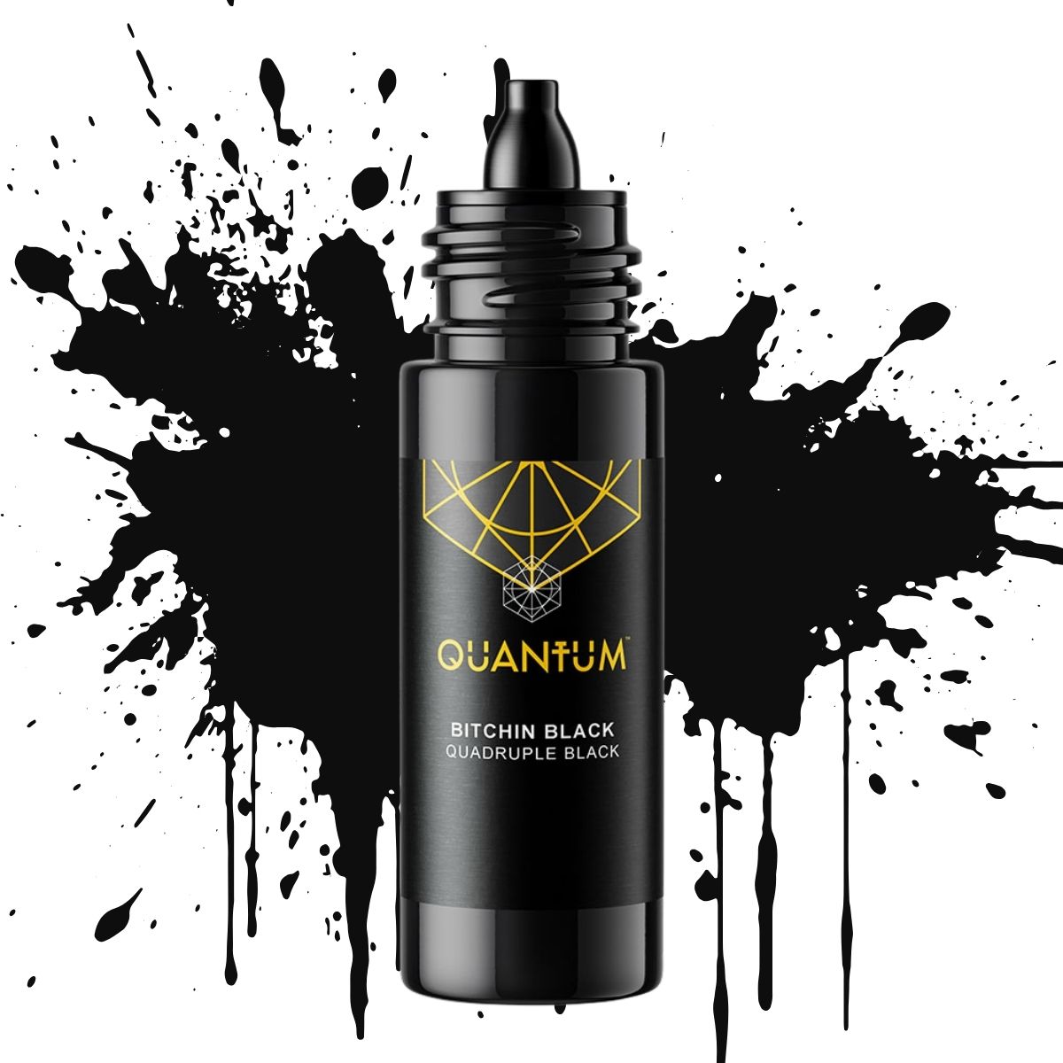 Quantum Premium Tattoo Ink - 1oz Bitchin Black (30ml)
