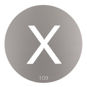 CSS-02 X Shape Steel Gobo Disc 65mm for Optical Snoot (109)