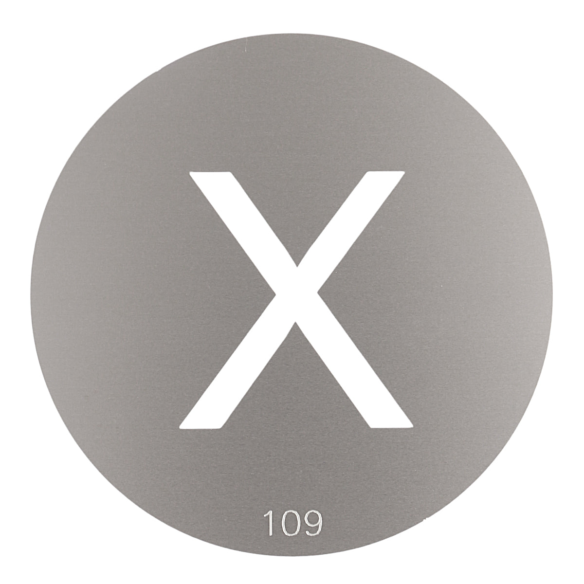 CSS-02 X Shape Steel Gobo Disc 65mm for Optical Snoot (109)