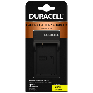 Charger for Nikon EN-EL14 Battery by Duracell