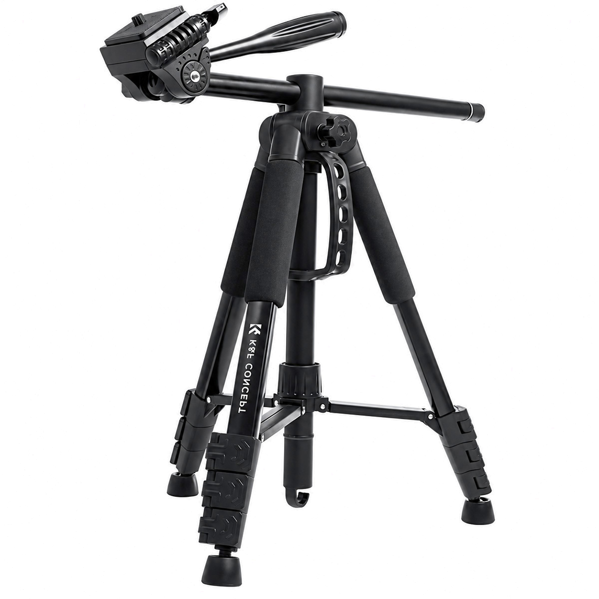 K & F Concept K&F Concept S254A1 Overhead Tripod Monopod with BV07 Fluid Video Head