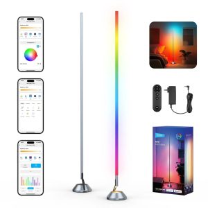 Neewer NF01 1500lm Smart RGB-WW Corner Floor Lamp, App & Voice Control