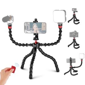 Neewer T91 Flexible Vlogging Tripod with Magic Arms & Bluetooth Remote